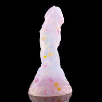 4.68in 5.9in 7.16in 8.26in Fantasy Spiked Silicone Soft Odd Dildo With Key Chain