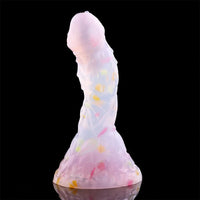 4.68in 5.9in 7.16in 8.26in Fantasy Spiked Silicone Soft Odd Dildo With Key Chain