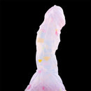 4.68in 5.9in 7.16in 8.26in Fantasy Spiked Silicone Soft Odd Dildo With Key Chain