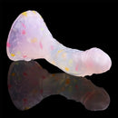 4.68in 5.9in 7.16in 8.26in Fantasy Spiked Silicone Soft Odd Dildo With Key Chain