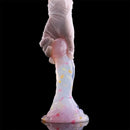 4.68in 5.9in 7.16in 8.26in Fantasy Spiked Silicone Soft Odd Dildo With Key Chain