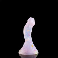 4.68in 5.9in 7.16in 8.26in Fantasy Spiked Silicone Soft Odd Dildo With Key Chain