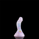 4.68in 5.9in 7.16in 8.26in Fantasy Spiked Silicone Soft Odd Dildo With Key Chain