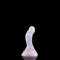 4.68in 5.9in 7.16in 8.26in Fantasy Spiked Silicone Soft Odd Dildo With Key Chain