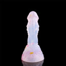 4.68in 5.9in 7.16in 8.26in Fantasy Spiked Silicone Soft Odd Dildo With Key Chain