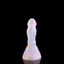 4.68in 5.9in 7.16in 8.26in Fantasy Spiked Silicone Soft Odd Dildo With Key Chain