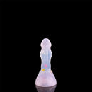 4.68in 5.9in 7.16in 8.26in Fantasy Spiked Silicone Soft Odd Dildo With Key Chain