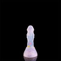 4.68in 5.9in 7.16in 8.26in Fantasy Spiked Silicone Soft Odd Dildo With Key Chain