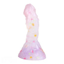 4.68in 5.9in 7.16in 8.26in Fantasy Spiked Silicone Soft Odd Dildo With Key Chain