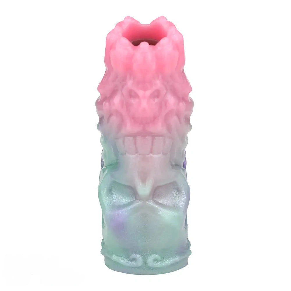 4.68in Crimson Sprout SHAZ-3015 Fantasy Hollow Dildo Sleeve For Extension