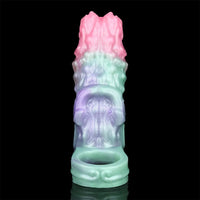 4.68in Crimson Sprout SHAZ-3015 Fantasy Hollow Dildo Sleeve For Extension