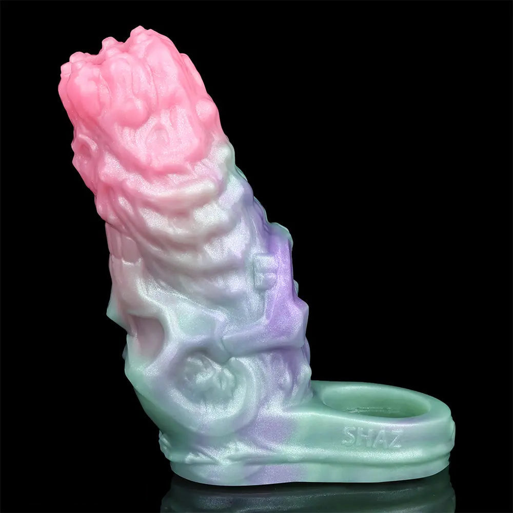 4.68in Crimson Sprout SHAZ-3015 Fantasy Hollow Dildo Sleeve For Extension