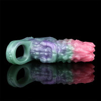 4.68in Crimson Sprout SHAZ-3015 Fantasy Hollow Dildo Sleeve For Extension