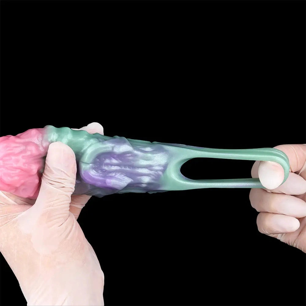 4.68in Crimson Sprout SHAZ-3015 Fantasy Hollow Dildo Sleeve For Extension