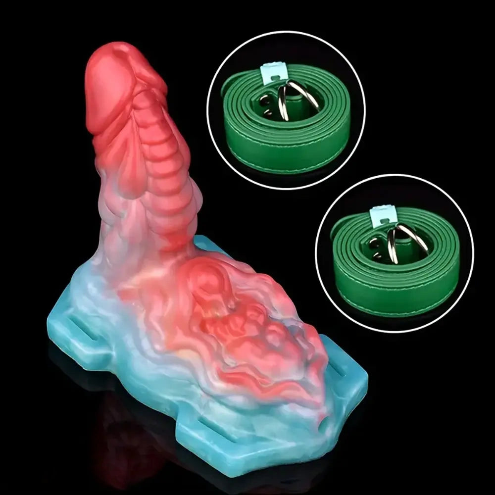 4.69in Small Fantasy Silicone Soft Strap on Dildo For Vaginal Stimulation