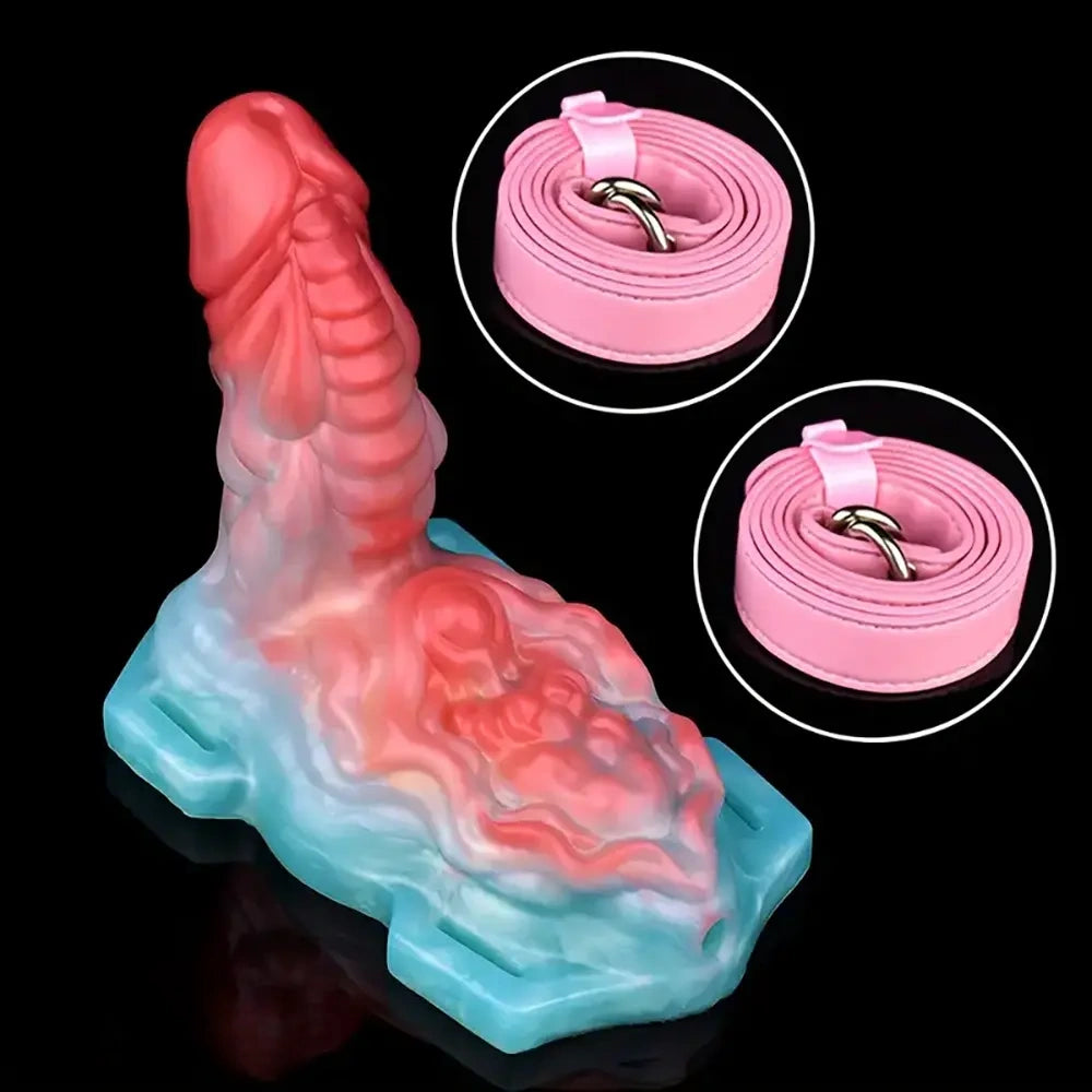 4.69in Small Fantasy Silicone Soft Strap on Dildo For Vaginal Stimulation