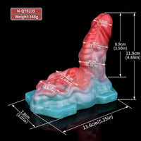 4.69in Small Fantasy Silicone Soft Strap on Dildo For Vaginal Stimulation