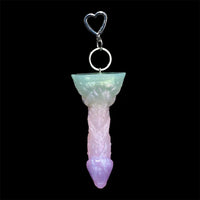 4.6in 4.8in 6.14in 7.61in 8.34in Silicone Fantasy Octopus Dildo Pendant