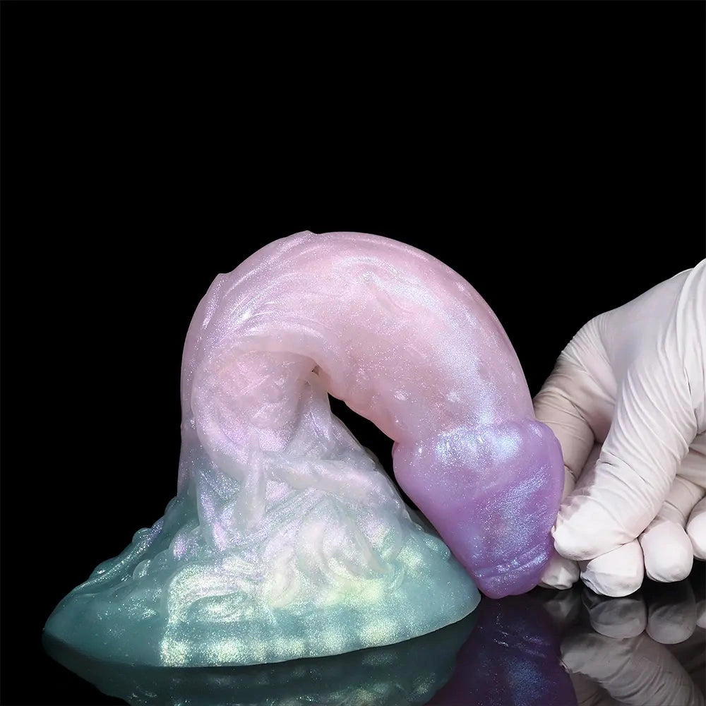 4.6in 4.8in 6.14in 7.61in 8.34in Silicone Fantasy Octopus Dildo Pendant