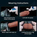 4.6in 5.62in 6.49in Silicone Knot Penis Dildo Sleeve For Women Men Cock