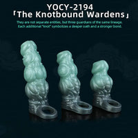 4.6in 5.62in 6.49in Silicone Knot Penis Dildo Sleeve For Women Men Cock