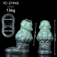 4.6in 5.62in 6.49in Silicone Knot Penis Dildo Sleeve For Women Men Cock