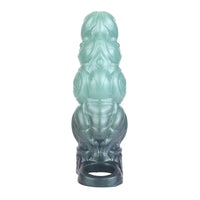 4.6in 5.62in 6.49in Silicone Knot Penis Dildo Sleeve For Women Men Cock