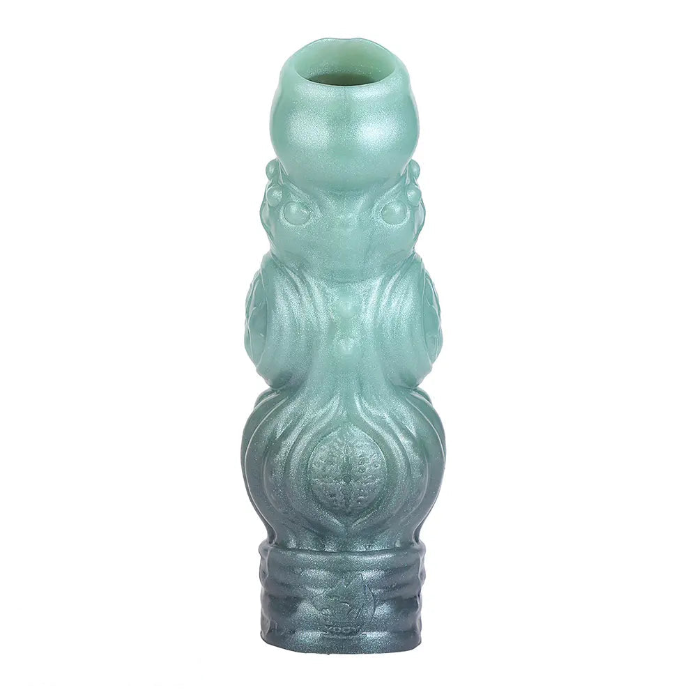 4.6in 5.62in 6.49in Silicone Knot Penis Dildo Sleeve For Women Men Cock