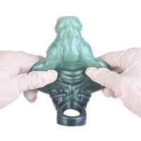 4.6in 5.62in 6.49in Silicone Knot Penis Dildo Sleeve For Women Men Cock