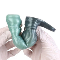 4.6in 5.62in 6.49in Silicone Knot Penis Dildo Sleeve For Women Men Cock
