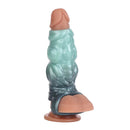 4.6in 5.62in 6.49in Silicone Knot Penis Dildo Sleeve For Women Men Cock
