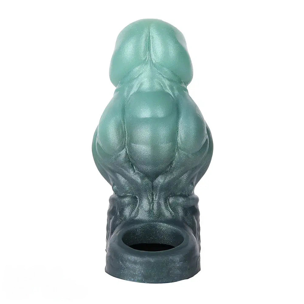 4.6in 5.62in 6.49in Silicone Knot Penis Dildo Sleeve For Women Men Cock