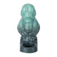 4.6in 5.62in 6.49in Silicone Knot Penis Dildo Sleeve For Women Men Cock