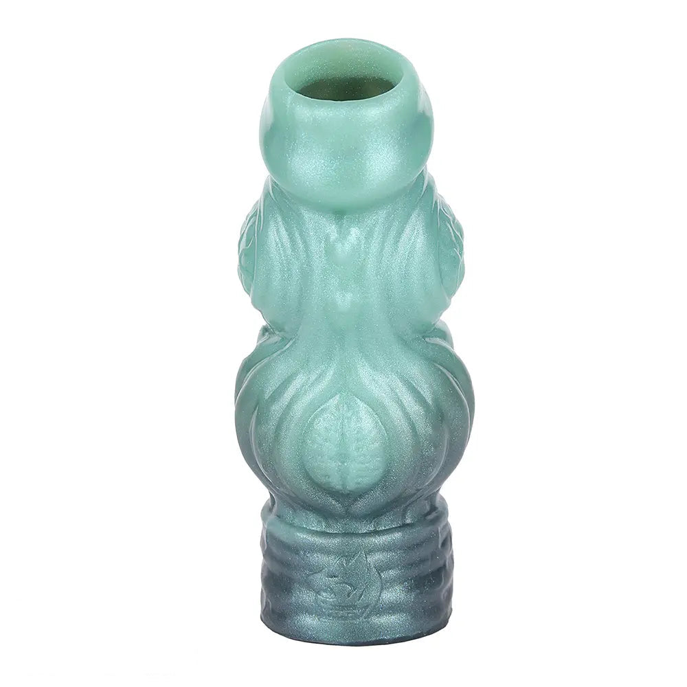 4.6in 5.62in 6.49in Silicone Knot Penis Dildo Sleeve For Women Men Cock
