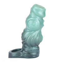 4.6in 5.62in 6.49in Silicone Knot Penis Dildo Sleeve For Women Men Cock