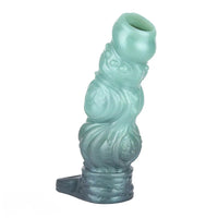 4.6in 5.62in 6.49in Silicone Knot Penis Dildo Sleeve For Women Men Cock