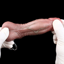 4.6in Lifelike Small Cock Uncut Foreskin Dildo For Key Chain Anal Expansion