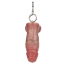 4.6in Lifelike Small Cock Uncut Foreskin Dildo For Key Chain Anal Expansion