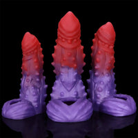 4.72in 5.31in 5.9in Spiked Cock Hollow Dildo Sleeve Male Extended Sheath