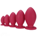 4.72in 5.51in 6.29in 7.08in 7.87in Rugby Silicone Butt Plug Dildo Adult Sex Toy