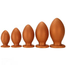 4.72in 5.51in 6.29in 7.08in 7.87in Rugby Silicone Butt Plug Dildo Adult Sex Toy