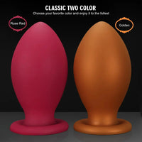 4.72in 5.51in 6.29in 7.08in 7.87in Rugby Silicone Butt Plug Dildo Adult Sex Toy