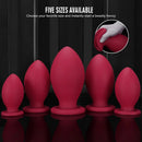 4.72in 5.51in 6.29in 7.08in 7.87in Rugby Silicone Butt Plug Dildo Adult Sex Toy
