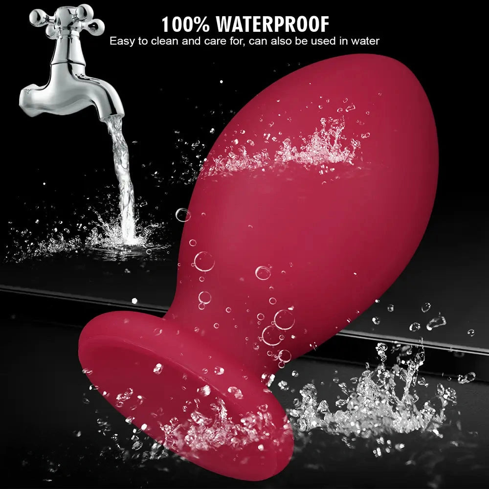 4.72in 5.51in 6.29in 7.08in 7.87in Rugby Silicone Butt Plug Dildo Adult Sex Toy