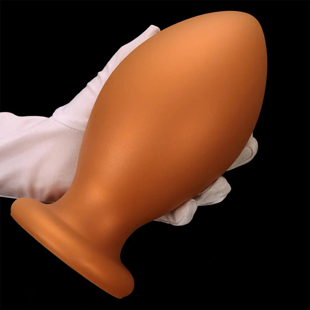 4.72in 5.51in 6.29in 7.08in 7.87in Rugby Silicone Butt Plug Dildo Adult Sex Toy