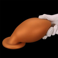 4.72in 5.51in 6.29in 7.08in 7.87in Rugby Silicone Butt Plug Dildo Adult Sex Toy