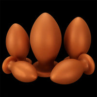 4.72in 5.51in 6.29in 7.08in 7.87in Rugby Silicone Butt Plug Dildo Adult Sex Toy