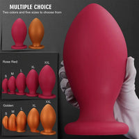 4.72in 5.51in 6.29in 7.08in 7.87in Rugby Silicone Butt Plug Dildo Adult Sex Toy