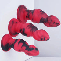 4.72in 5.51in 6.3in Fantasy Odd Silicone Soft Dildo For Couples Lesbian