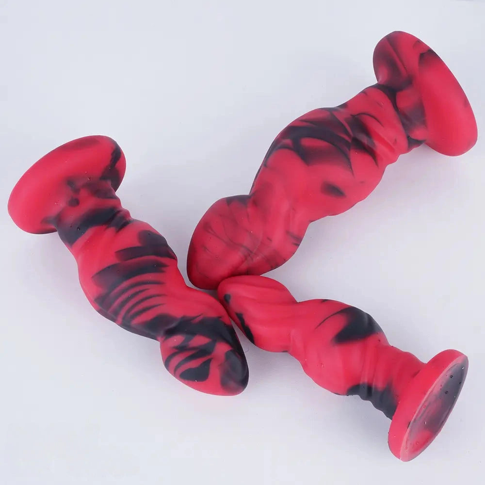 4.72in 5.51in 6.3in Fantasy Odd Silicone Soft Dildo For Couples Lesbian